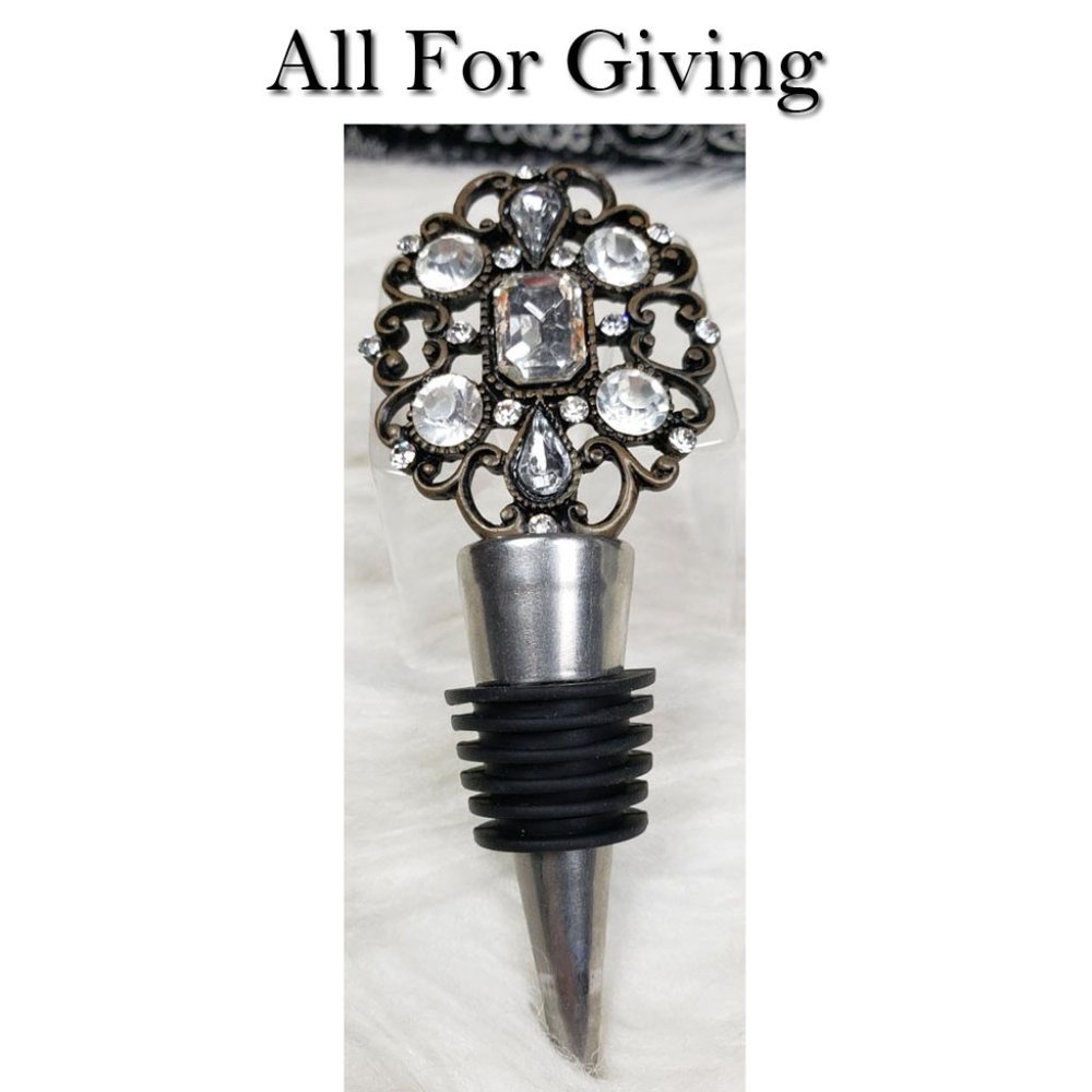 Vintage Medallion Wine Bottle Stopper NWT